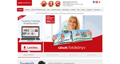 Desktop Screenshot of fotokonyv.hu
